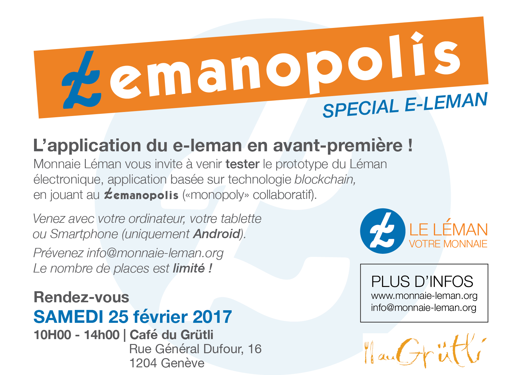 Lemanopolis pour tester le e-leman