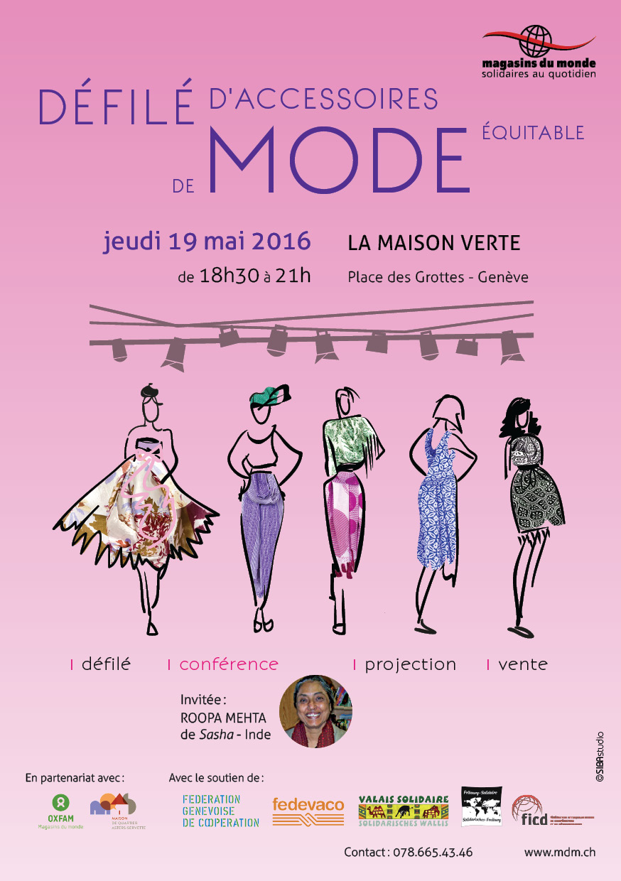 Défilé d'accessoires de mode équitable