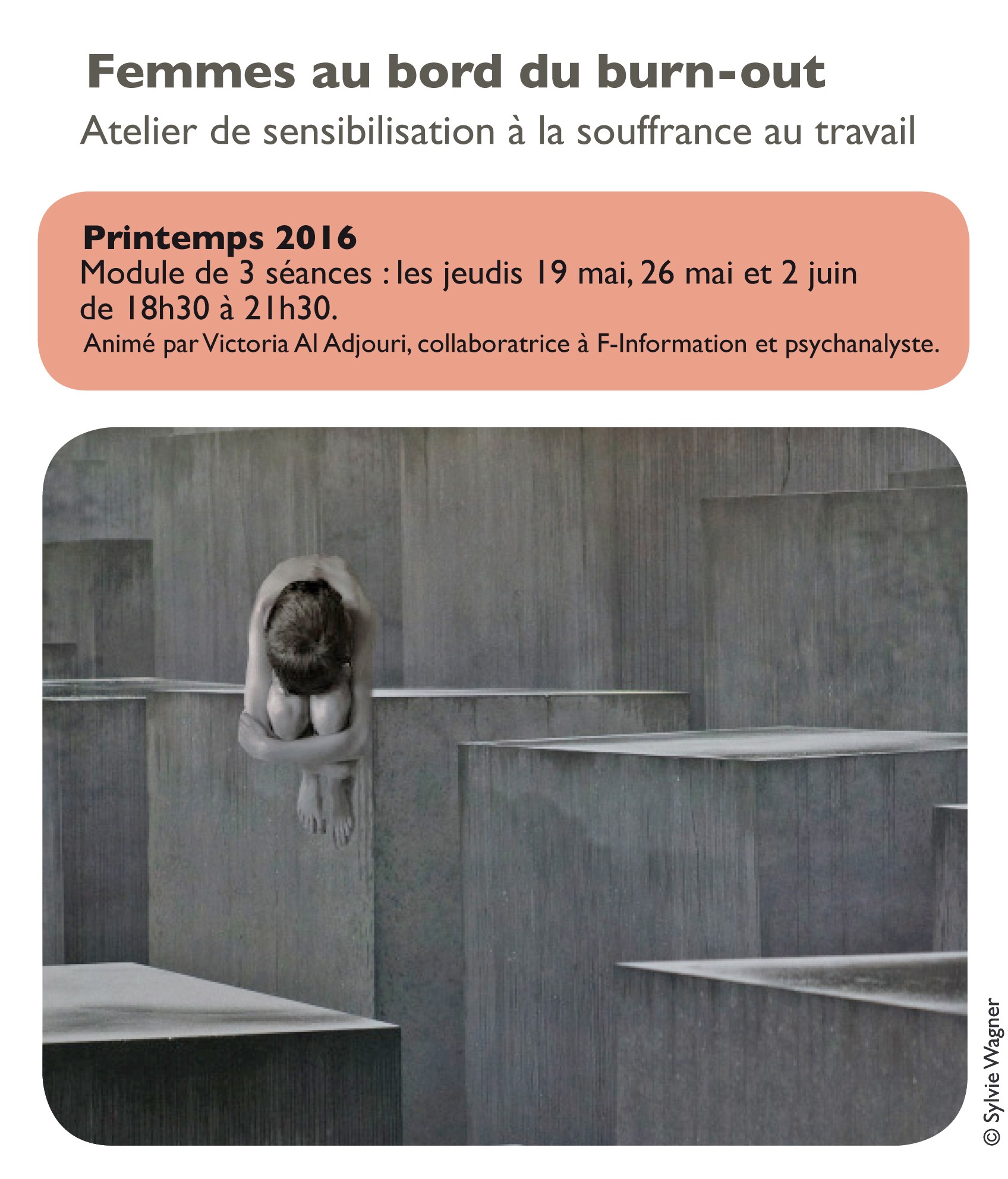 Atelier de sensibilisation à la souffrance au travail