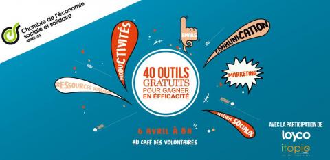 40 outils gratuits pour gagner en efficacité - 6 avril à 7h30