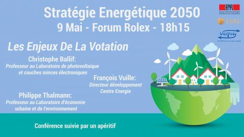 Conférence: Stratégie Energétique 2050 - Enjeux De La Votation