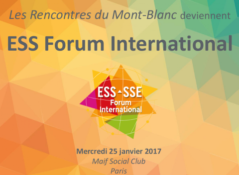 Les Rencontres du Mont-Blanc deviennent "ESS Forum International"