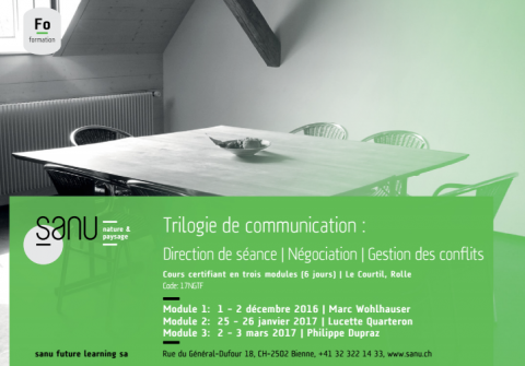 Trilogie de communication: cours certifiant en trois modules