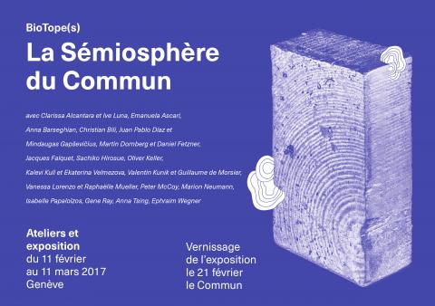La Sémiosphère du Commun : exposition – workshop – ateliers de réflexion
