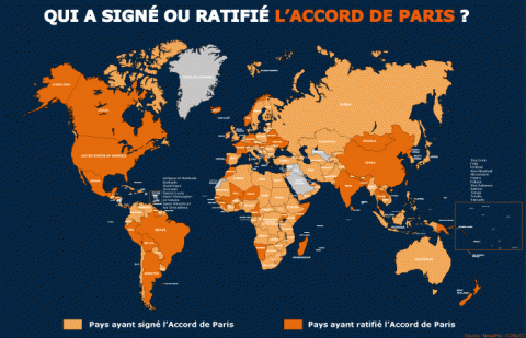 L'accord de Paris sur le climat ratifié