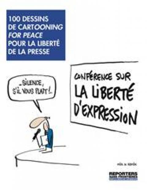 100 dessins de Cartooning for peace pour la liberté de la presse