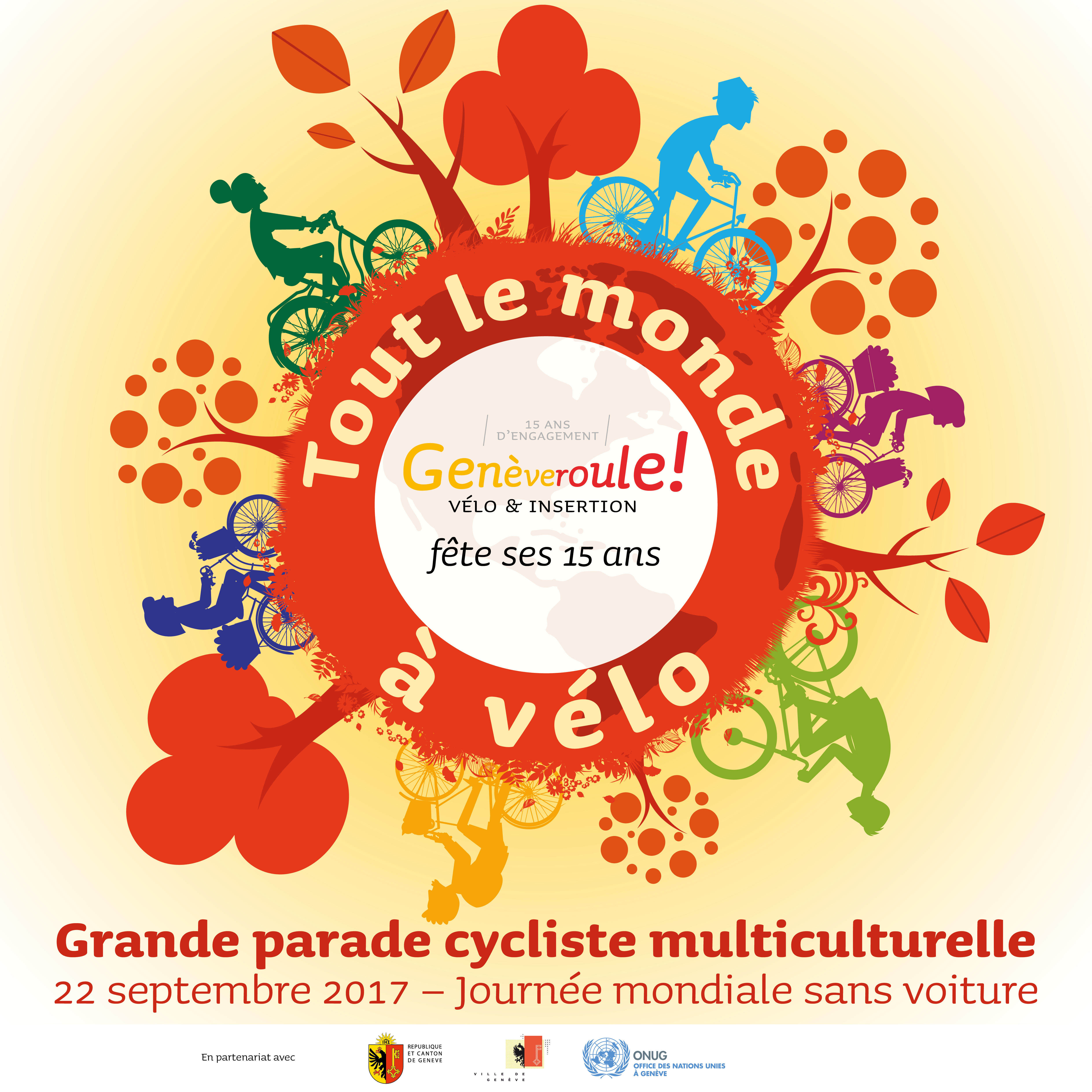 Tout Le Monde A Velo Grande Parade Cycliste Multiculturelle