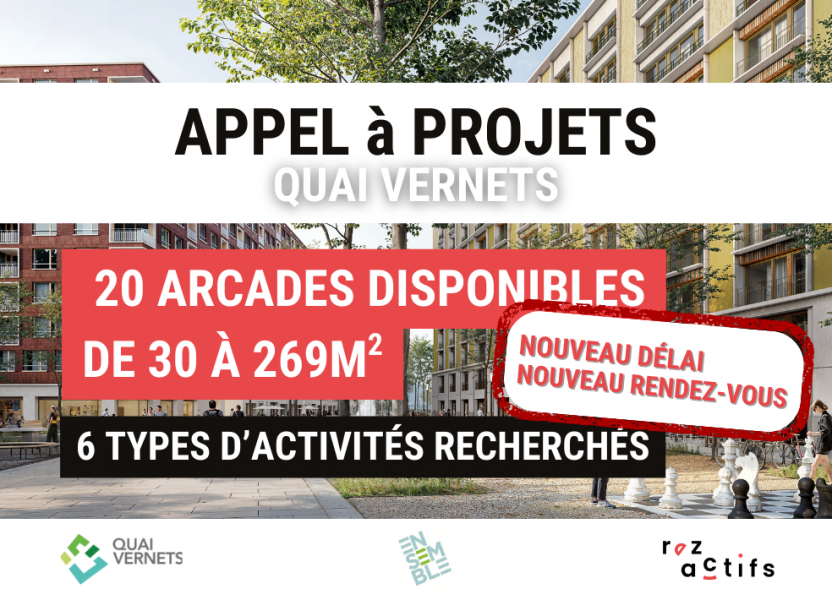 Arcades à louer Quai Vernets