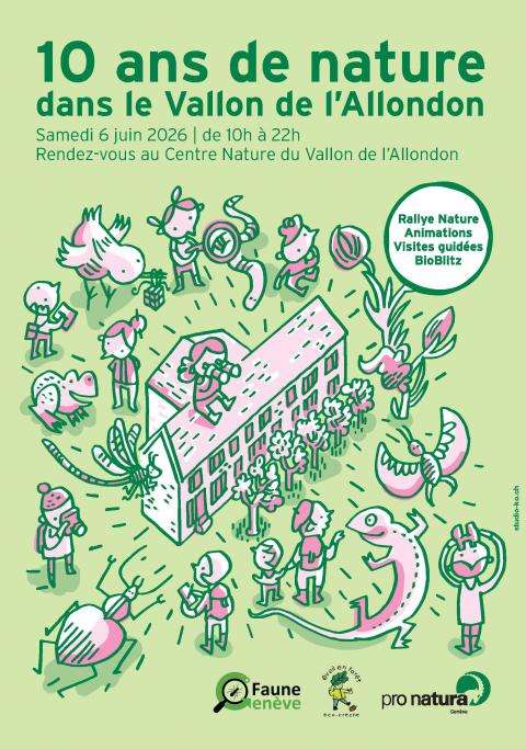 10 ans de nature dans le Vallon de l'Allondon