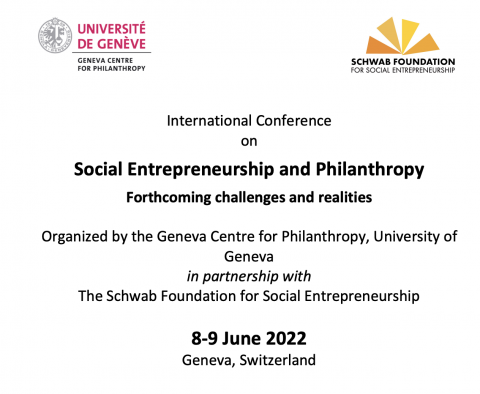 [CONFERENCE] Social entrepreneurship and philanthropy - organisé par le WEF
