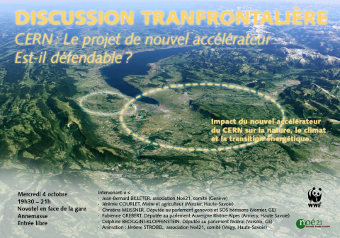 Discussion transfrontalière : « CERN : Le projet de nouvel accélérateur est-il défendable ? »