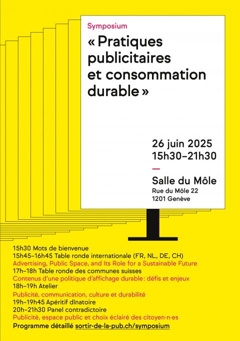Symposium « Pratiques publicitaires et consommation durable »