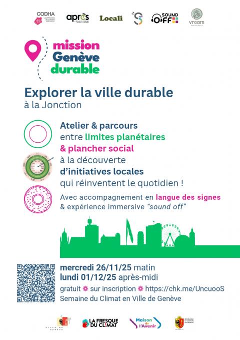 Mission Genève Durable, le parcours ! (Quartier de la Jonction)