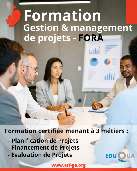 [FORMATION] Gestion et management de projet FORA en 5 jours - proposé par ASF
