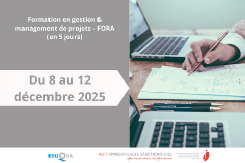 [FORMATION] Gestion et management de projet FORA en 5 jours - proposé par ASF