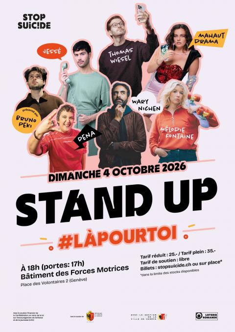 Stand Up #LÀPOURTOI 2026 par STOP SUICIDE