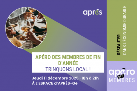 L’Apéro des membres de fin d’année – Trinquons local !