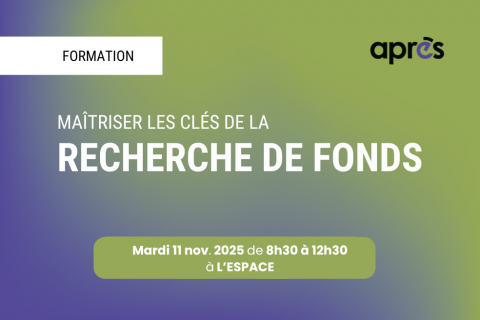 Nouvelle formation en recherche de fonds chez APRÈS-Ge !