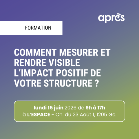 Formation - Mesurer et faire connaître l'impact positif de votre structure sur la société