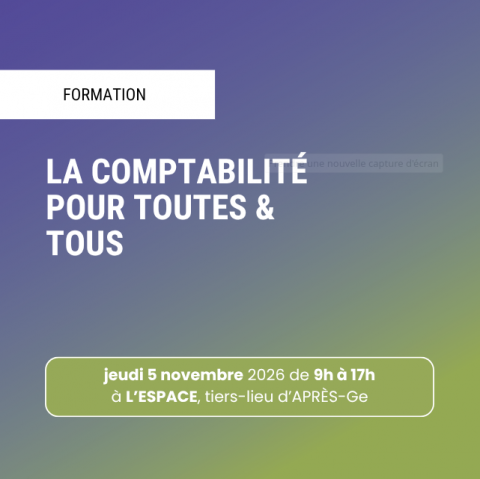 Formation: La comptabilité pour toutes et tous