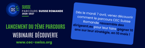 Webinaire découverte du parcours #2 CEC Suisse romande