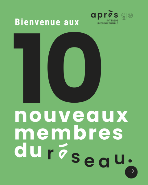 APRÈS-Ge accueille 10 nouvelles structures membres