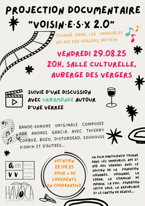 Projection de Voisin.e.x.s 2.0 - Documentaire sur la vie en coopérative