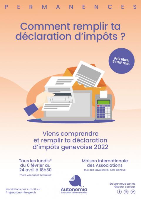 [PERMANENCES] Remplir ta déclaration d'impôts