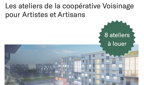 Appel à projets aux Vergers : Les ateliers de la coopérative Voisinage pour Artistes et Artisans