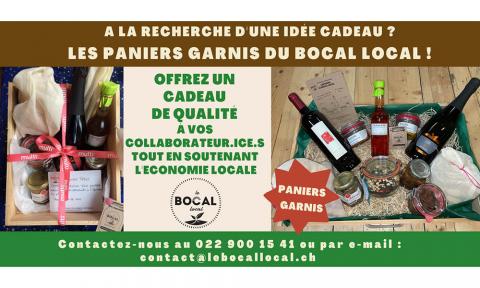 Le Bocal Local vous propose ses paniers garnis et gourmands