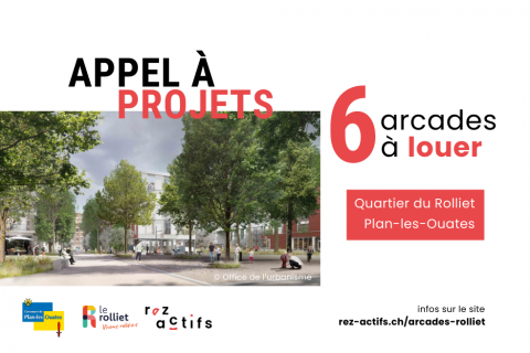[Appel à projets] 6 arcades à louer - Quartier du Rolliet, PLO