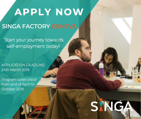 Les inscriptions à la SINGA Factory sont ouvertes! 