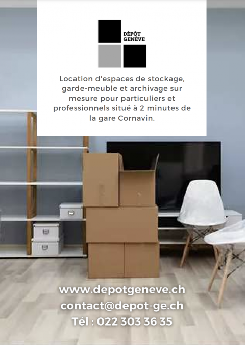 Dépôt Genève vous propose ses espaces de stockage