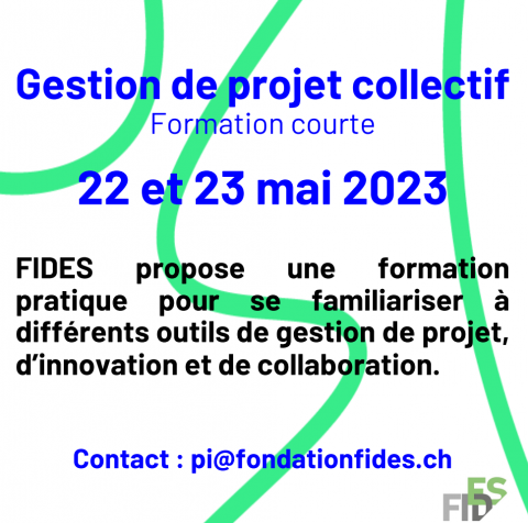 [FORMATION] Gestion de projet collectif - FIDES