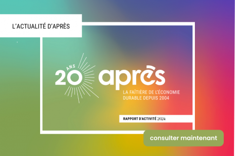 Découvrez ici notre rapport annuel d'activité 2024 – une édition spéciale 20 ans