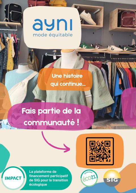 Soutenez Ayni – La mode éthique a besoin de vous !