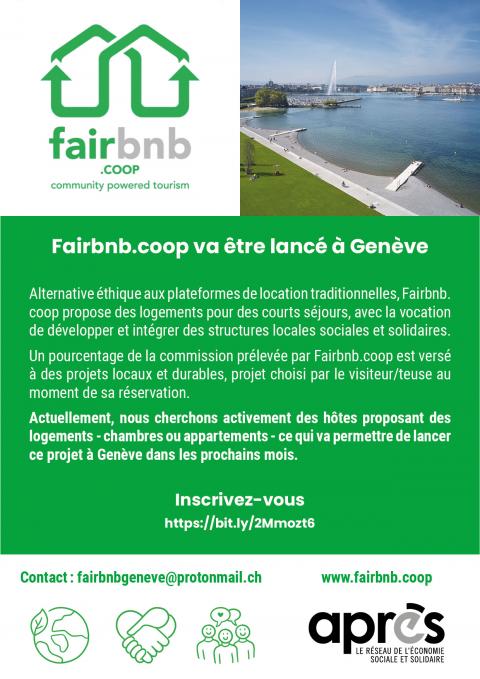 FairBnB cherche des hôtes à Genève !