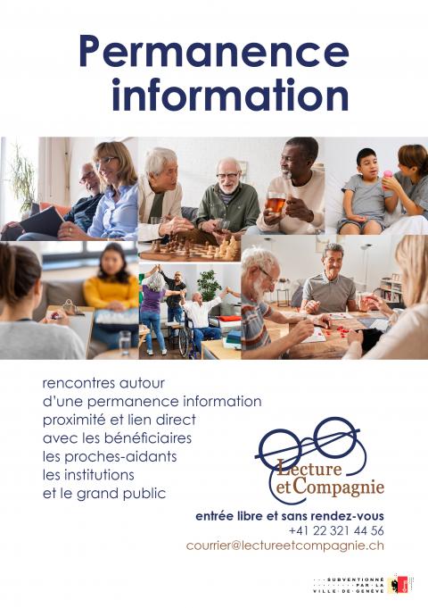 Nouveauté : ANIMATIONS ET PERMANENCE INFORMATION