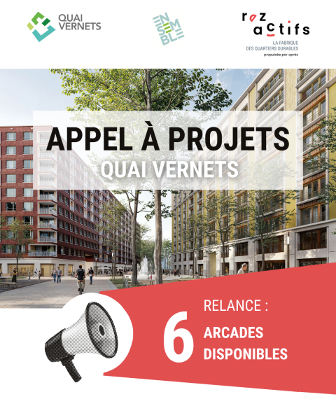 6 arcades à saisir au cœur du quartier Quai Vernets