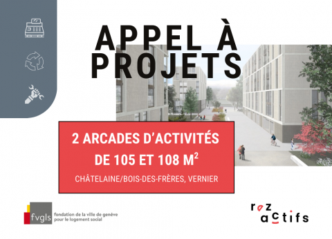 [Appel à projets] 2 arcades à louer à Châtelaine/Bois-des-Frères - Vernier