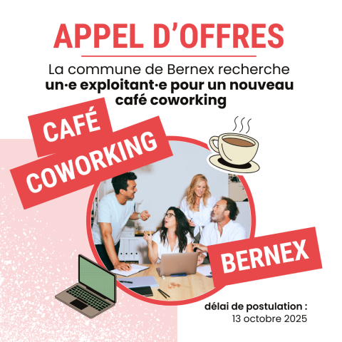 Appel à projets – Espace café-coworking à Bernex