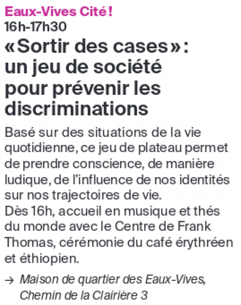 "Sortir des cases": un jeu de société pour prévenir les discriminations