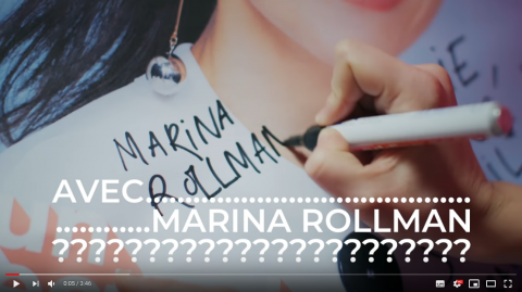 Marina Rollman s'engage pour le climat... avec humour !