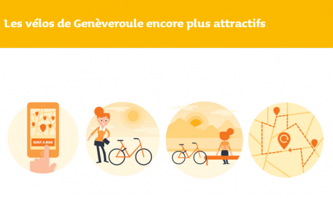 Venez découvrir en avant-première l'appli de prêt de vélo de Genèveroule !