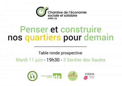  Penser et construire nos quartiers pour demain - Table ronde prospective suite à l'AG de la Chambre