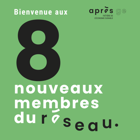 APRÈS-Ge accueille 8 nouvelles structures membres